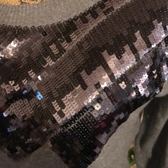 Express Sequined Sweater/Top - Picture 3 of 6